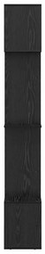 Könyvespolc Musta tammi 92 x 29 x 188 cm Faanyag