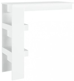 fehér fatermék fali bárasztal 102 x 45 x 103,5 cm
