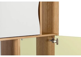 Avon Narrow Olive zöld könyvespolc - Woodman