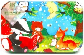 Fából készült Puzzle - Allátok 60db