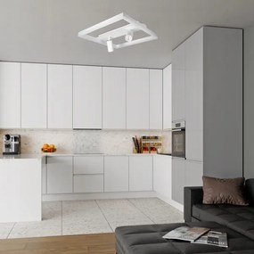 LED mennyezeti lámpa LED/38W/230V + 2xGU10/30W fehér