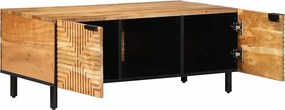 vidaXL Dohányzóasztal Barna 100 x 54 x 40 cm Tömör akácfa