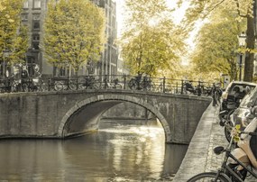 Poszter 59,4x42cm Csatorna Amszterdam vĂĄroson keresztĂŒl 10, Assaf Frank