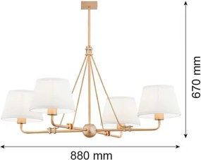 Argon ATRANI 1823 Csillár 4x15W/E27 IP20