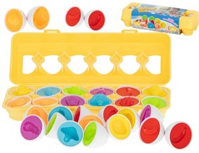 12 db-os tojás összeillesztős ügyességi-logikai játék gyerekeknek