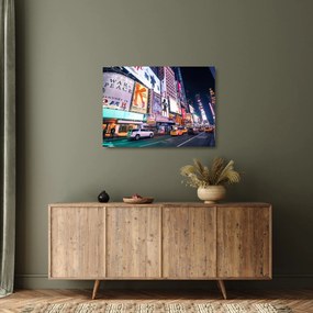 Kép - New York Theater District (üvegen) (70x50 cm)