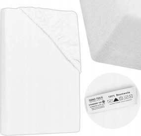 Gumis jersey lepedő 220x200 cm 100% pamut elasztikus puha