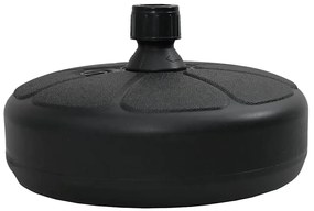 homokkal vagy vízzel tölthető fekete napernyőtalp 15 L