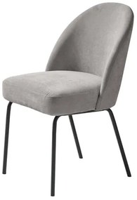 Unique Furniture CRESTON Étkezőszék szürke bársony 34680001