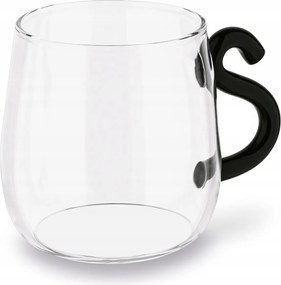Boroszilikát pohár kávéhoz és teához macska 400ml