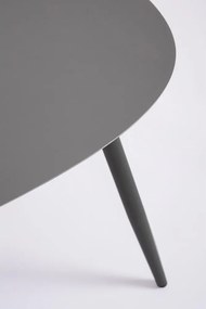 Acél kerti dohányzóasztal szett 2 db-os 73,5x77,5 cm Yvonne – Bizzotto