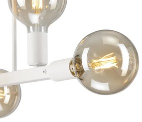 Csillár rúdon ASTRID 6xE27/60W/230V fehér