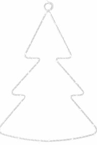 Fehér függő karácsonyi fénydekoráció Liva – Sirius