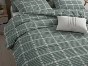 Renforcé pamut ágyneműhuzat FIOREA zöld Ágyneműhuzat mérete: 70 x 90 cm | 140 x 200 cm