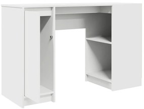 Fehér forgácslap íróasztal 120x42x76 cm