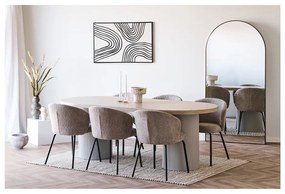 Étkezőasztal kőrisfa dekoros asztallappal 100x220 cm Solva – House Nordic