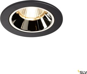 SLV 1003777 NUMINOS DL S Fürdőszobai Beépíthető Lámpa Króm, Fekete LED IP44