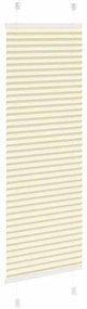 pliszírozott redőny krém 40x150 cm szövetszélesség 39,4 cm