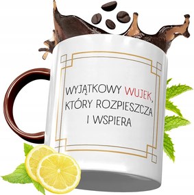 Bordó Bögre Bácsinak Születésnapi Ajándék fényképes nyomtatással