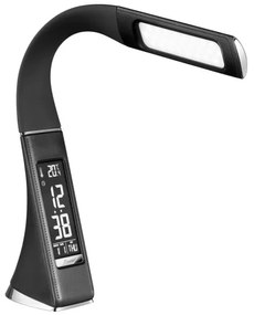 Brilagi - LED Dimmelhető asztali lámpa kijelzővel PELLE LED/7W/230V fekete