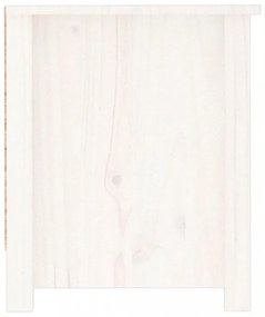 fehér tömör fenyőfa cipősszekrény 110 x 38 x 45,5 cm