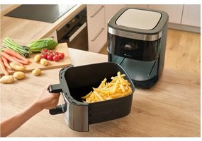 Sencor légkeveréses fritőz 9 l 1700W 230V fekete/matt króm