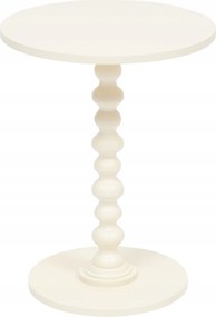 Dohányzóasztal elefántcsont 38cm Alix Nappali elegáns stílusos könnyű