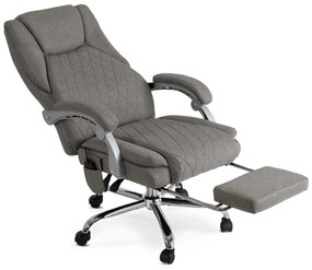 GIORGIO forgó masszázsfotel, szürke