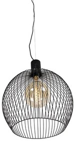 Design kerek függőlámpa fekete 50 cm - Dos