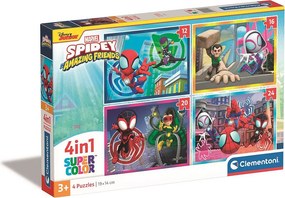 Pókember Spidey 4 az 1-ben puzzle Clementoni