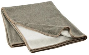 Zöld gyapjúkeverék takaró 145x200 cm Ahwi – Blomus