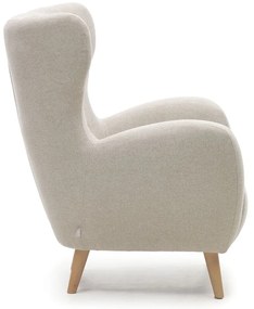 Bézs füles fotel Patio – Kave Home