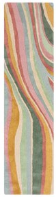 Kézi szövésű gyapjú futószőnyeg 60x230 cm Abstract Flow – Flair Rugs
