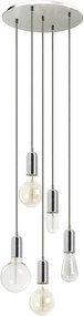 NOVOLUX 717F-G05X1A-32 A TU ESTILO Többágú Függesztett Lámpa Króm E27 IP20