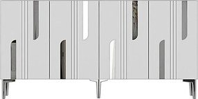 Nota 150 - Sapphire Oak, White, Silver