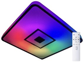 Top Light - LED RGB Dimmelhető mennyezeti lámpa LED/24W/230V szögletes + távirányító