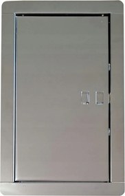 Kéményajtó Tisztító 13x26 CM Rozsdamentes Dupla Alj Lengyel