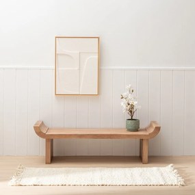 Krémszínű juta futószőnyeg 70x170 cm Altea – Ixia