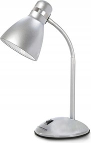 Asztali Éjjeli Lámpa Asztali Led Izzó E27 12W Klasszikus Ezüst