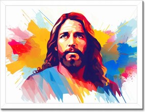 Poszterek keretben 40x30 New Age Jézus