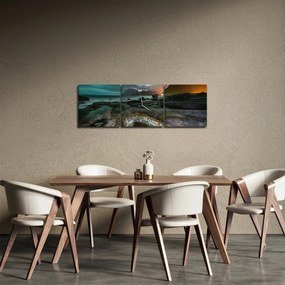 Kép - Éjszakai jelenet (órával) (90x30 cm)