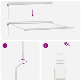 Automatikusan Behúzható Napellenző Narancs és Barna 300x250 cm