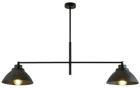 EMIBIG 1211-2 MAVERICK Loft Mennyezeti Lámpa Fekete E27 IP20