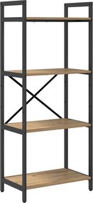 vidaXL Könyvespolc Artisan tölgy 56 x 34 x 133,5 cm Faanyag