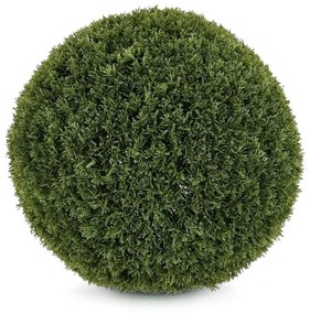 Cypress Kerti/terasz műnövény, Bizzotto, Ø 38 cm, polietilén, UV álló, zöld