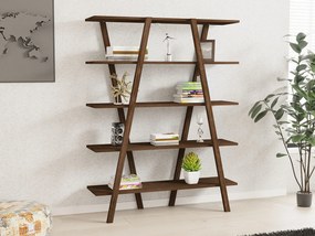 könyvespolc Perla - Walnut