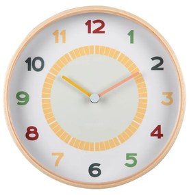 Karlsson 5962MC design falióra, sárga, átmérő 25cm
