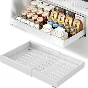 2db kihúzható fiókrendező a konyhaszekrényekhez, állítható