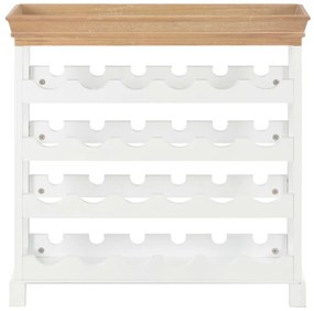 Fehér MDF borszekrény 70 x 22,5 x 70,5 cm