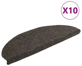 10 db antracit tűlyukasztott öntapadó lépcsővédő 65 x 21 x 4 cm